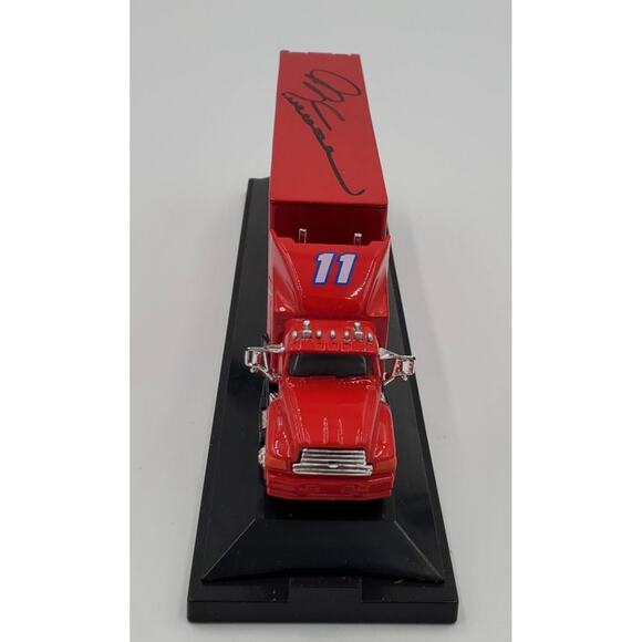 Bill Elliott Signed Die Cast Transformer Cab Trailer Racing Champions 1:87 Scale - Picture 4 of 5